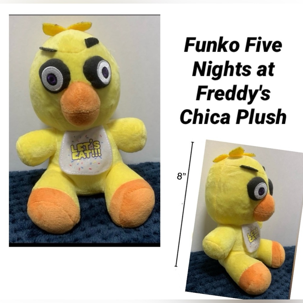 Chica Plush Toy 2016 Funko FNAF Five
Nights At Freddy's Stuffed Animal